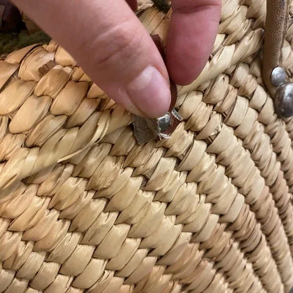 Vintage 1950s 1960s Woven Vacation Fruit Basket - Picture 6 of 11